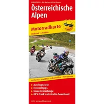 Cartographia - Alpii austrieci harta pentru motociclisti (moto) - 9783747303931