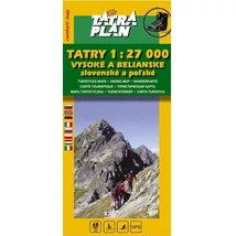 Cartographia-TM3769 Harta turistică laminată Munții Tatra Mare și Belianske - TatraPlan-9788097137694