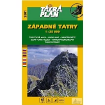 Cartographia-TP2501 Tatra-Vest harta turistică-9788387873769