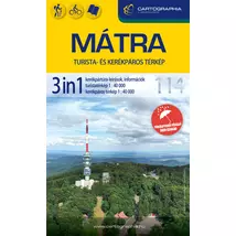 Cartographia-Mátra 3in1 ghid outdoor - cu hartă impermeabilă-9789633523506