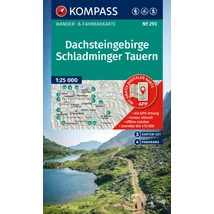 Cartographia-K 293 Dachsteingruppe, Schladminger Tauern harta turistică-9783991543800