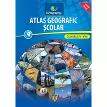 Cartographia-Földrajzi atlasz - Atlas geografic şcolar pentru clasele V-VIII (CR-3012)-9789632624143