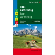 Cartographia - Austria - Tirol - Vorarlberg harta (OE7) - 9783850843478