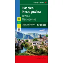 Cartographia-Bosnia - Herțegovina harta (Freytag)-9783707922035