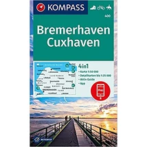 Cartographia-K 400 Bremerhaven, Cuxhaven harta turistică 1:50 000/1:55 000-9783990446089