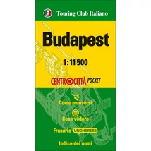 Cartographia-Budapesta harta orașului mini-TCI-9788836573349