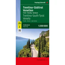 Cartographia-Tirol Sud / Trentino harta (Freytag)-9783707921205