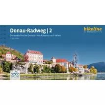 Cartographia-Dunărea ghid de ciclism 2. Passau - Viena (germană) - 9783711101679