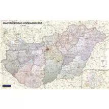 Cartographia-Harta administrativa Ungaria I., harta de perete (maghiara)
