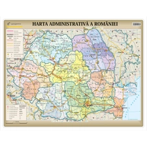 Cartographia-Harta administrativa a Românei harta de perete -mărime și manoperă la alegere-9789633538951