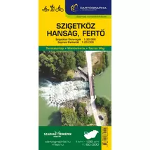 Cartographia-Szigetköz - Hanság - Fertő harta turistică, ciclism și sporturi nautice - Szarvas-9789633538692