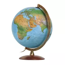Cartographia -Glob pământesc ASTRA, 30 cm - iluminat, talpa din lemn (limba engleză)-8000623000540