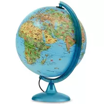 Cartographia-Glob geografic pamantesc iluminat Safari 25 cm, cartografia in engleză-8007239985094