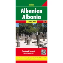 Cartographia-Albania harta de agrement și rutiera (Freytag)-9783707905786