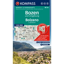 Cartographia-K 54 Bolzano harta turistică-9783991543718
