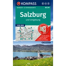 Cartographia-K 291 Salzburg și împrejurimi harta turistică-9783991544173