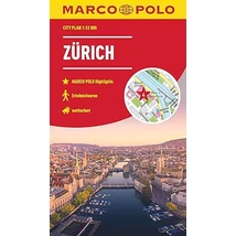 Cartographia-Zurich harta orașului - Marco Polo-9783575018571