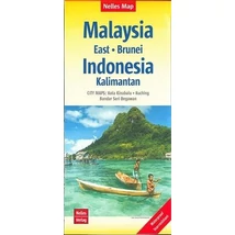 Cartographia-Malajzia Est - Brunei - Indonezia - Kalimantan harta-9783865742827