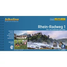 Cartographia - Rajna ghid de ciclism 1. Andermatt - Basel (germană)- Esterbauer-9783711100634