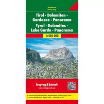 Cartographia - Tirol -Dolomiți - Lacul Garda harta panoramică - 9783850842266