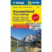 Cartographia-WM 540 Ausseerland - Totes Gebirge harta turistică XL-9783850261678