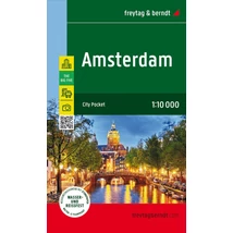 Cartographia-Amsterdam City Pocket harta laminată (Freytag)-9783707922141