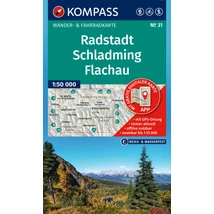 Cartographia-K 31 Radstadt, Schladming, Flachau harta turistică-9783991543695