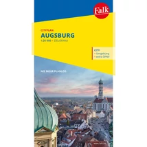 Cartographia-Augsburg harta orașului (Cityplan)-Falk-9783827900395