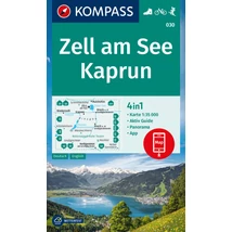 Cartographia-K 030 Zell am See / Kaprun + Aktiv Guide: 4in1 harta turistica-9783991217794