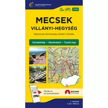 Cartographia-Mecsek, Munții Villány harta turistică [15]-9789633539897