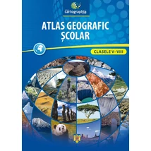 Cartographia-Földrajzi atlasz - Atlas geografic şcolar pentru clasele V-VIII (CR-3012)-9789632624143