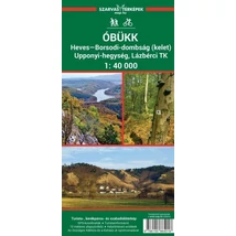 CartographiaÓbükk - Dealurile Heves-Borsod (Est) - Muntii Uppony - Lázbérci TK, 1:40 000  harta turistică-9786155864018