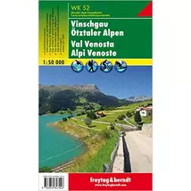Cartographia-WKS2 Vinschgau - Ötztal Alps harta turistică (Freytag)-9783850847926