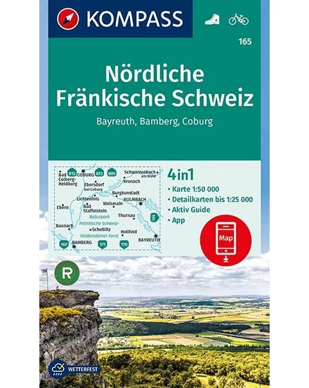 Cartographia-K 165 Frank - Elveția Nord harta turistică-9783990442630