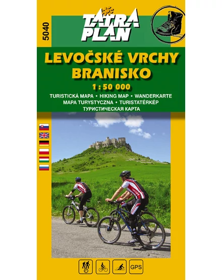 Cartographia-TP5040 Munții Lőcsei (Levočské vrchy) harta turistică-9788097137656