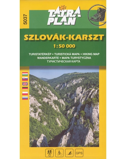 Cartographia-TP5037 Slovacia carstica harta turistică-9788089349012