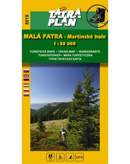 Cartographia-TP5019 Fatra Mică, Martinské harta turistică-9788089134489