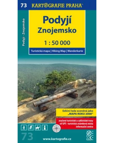 Cartographia-TM Harta turistică 73 Podyjí, Znojemsko 9788073931681