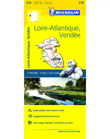 Cartographia-Loire - Atlantique, Vendee harta-9782067210202