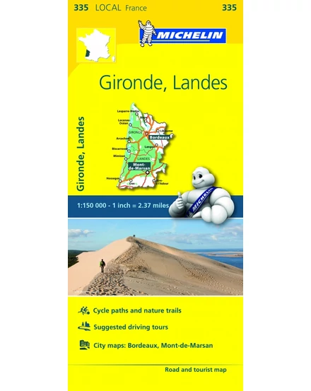Cartographia-Gironde, Landes harta-9782067210585