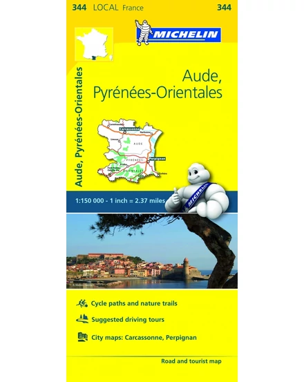 Cartographia-Pirinei Est (Aude) harta-9782067210783