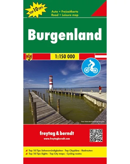 Cartographia-Burgenland harta (Freytag)-9783707915235