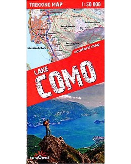 Cartographia-Lacul Como harta turistică trekking-9788361155515