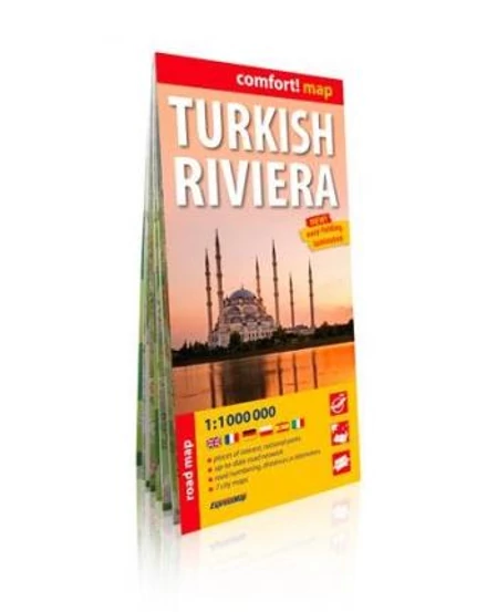 Cartographia-Riviera Turceasca harta Comfort (laminat)-9788375468649