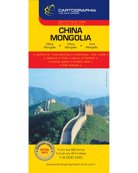Cartographia-China, Monolia harta-9789633525050