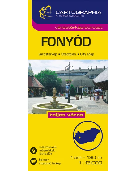Cartographia-Fonyód harta orașului-9789633526019