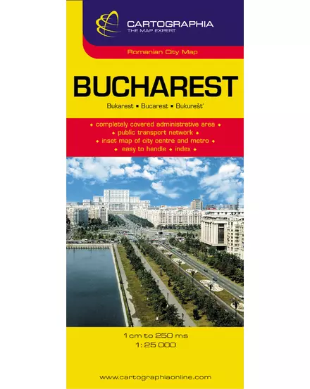 Cartographia-Bucureşti harta-9789633527535