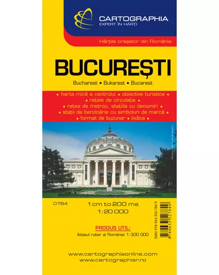 Cartographia-Bucureşti harta orașului-9789633527849