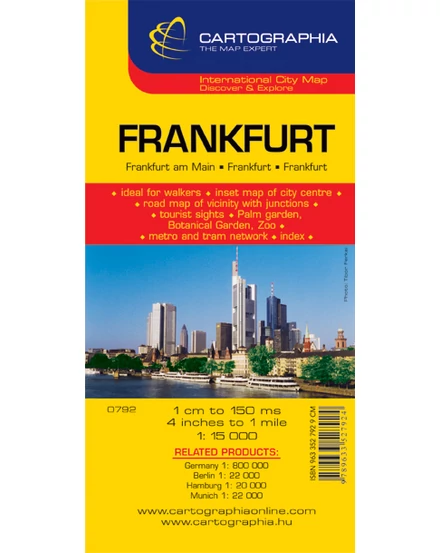 Cartographia-Frankfurt harta orașului-9789633527924
