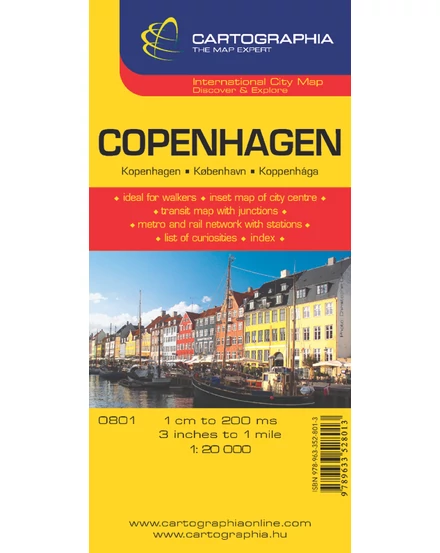 Cartographia-Copenhaga harta orașului-9789633528013